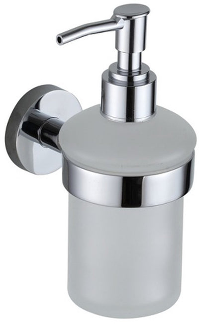 Distributeur de savon Eisl - verre - à coller ou à visser - chrome
