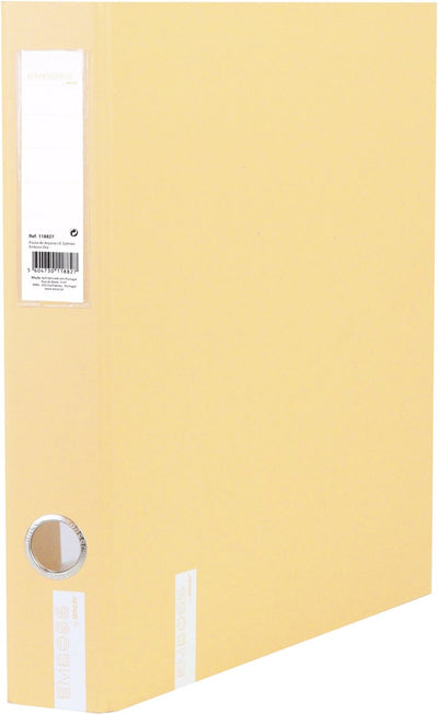 Ancor classeur à anneaux gaufré sec a4 2r d-30mm moutarde - an-118803
