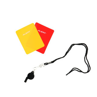 Alerte Alerte Sport Arbitre avec des cartes