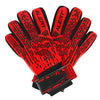 Gants de gardien de but en latex PU avec protection contre le poignet Taille m alerte