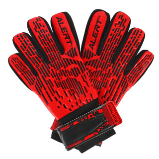 Gants de gardien de but en latex PU avec protection contre le poignet Taille m alerte
