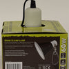 Disponxe de lampe à pince à dôme noir komodo