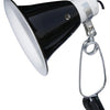 Disponxe de lampe à pince à dôme noir komodo