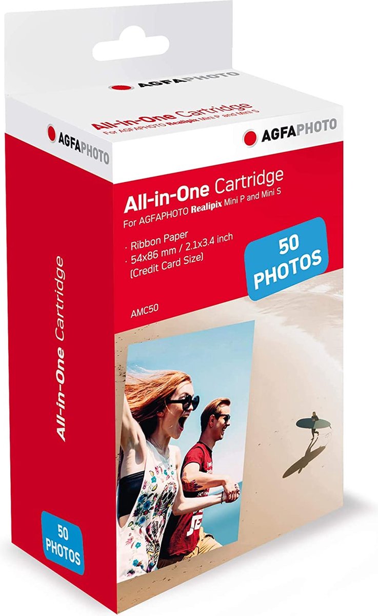 Agfaphoto amc50 papier photo pour imprimante photo 1 pièce(s)