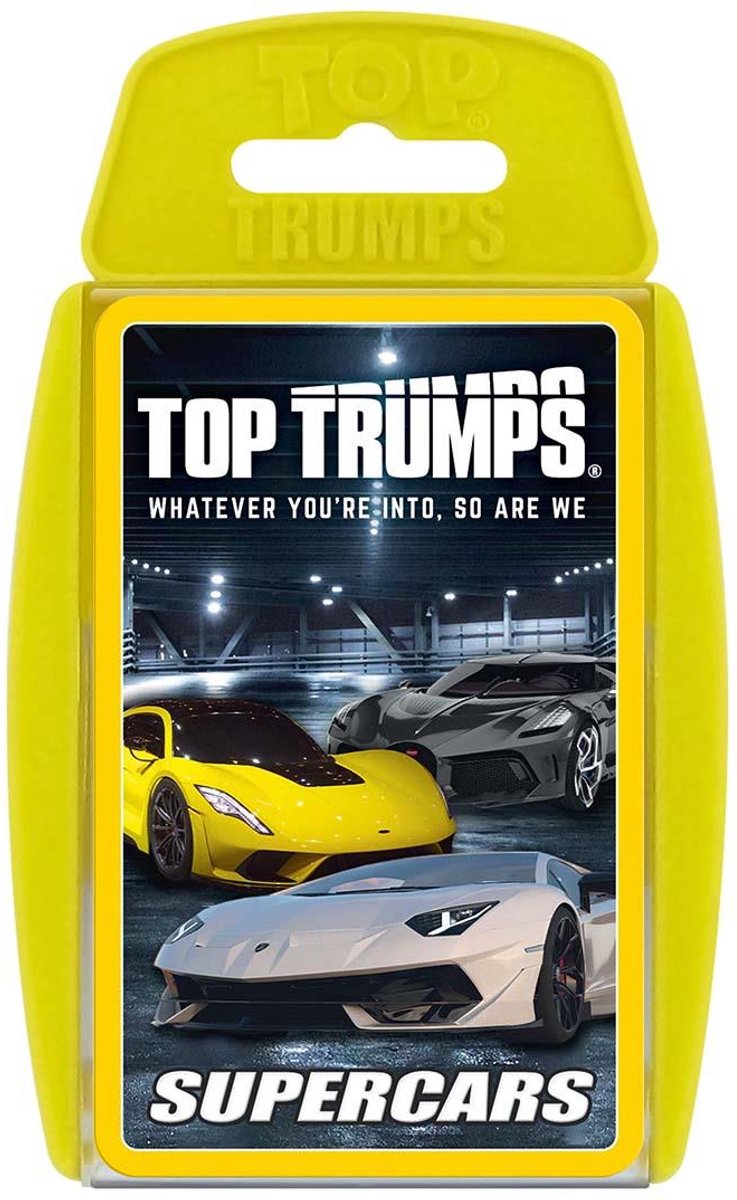 Les coups gagnants sont les meilleurs atouts - supercars - jeu de cartes