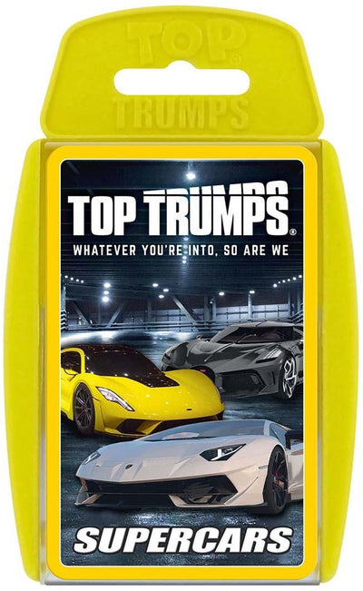 Les coups gagnants sont les meilleurs atouts - supercars - jeu de cartes