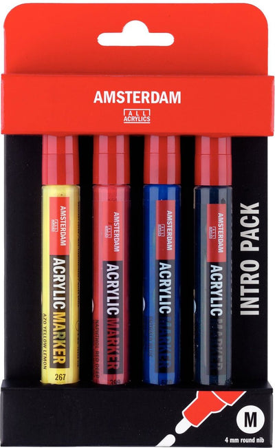 Basisset de marqueur acrylique Amsterdam, 4DLG.