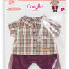 Chemise à carreaux avec pantalon Corolle petit explorateur - 36cm