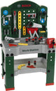 Klein Toys Bosch Mini établi pour jouets - 44 pièces - incl. fonction d'apprentissage, vis de sangle et nombreuses options de rangement - vert