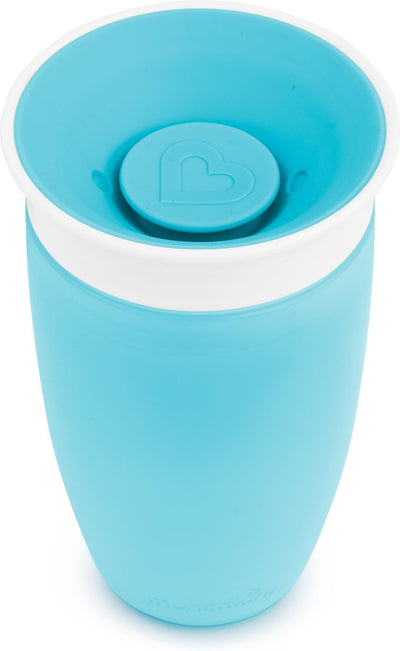 Munchkin miracle anti-fuite 360° gobelet - gobelet - gobelet d'entraînement pour bébé et enfant - 296 ml - bleu