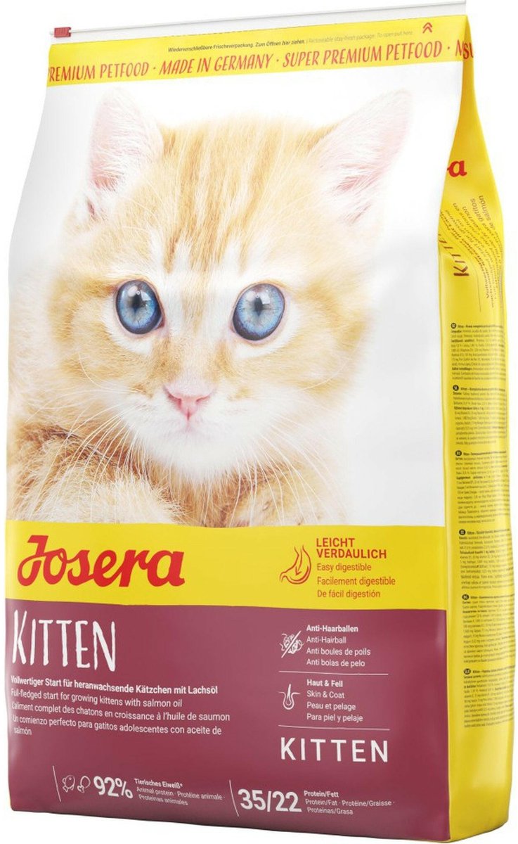 Chaton Josera - nourriture sèche pour chat - 10kg - riche en calories - riche en dha