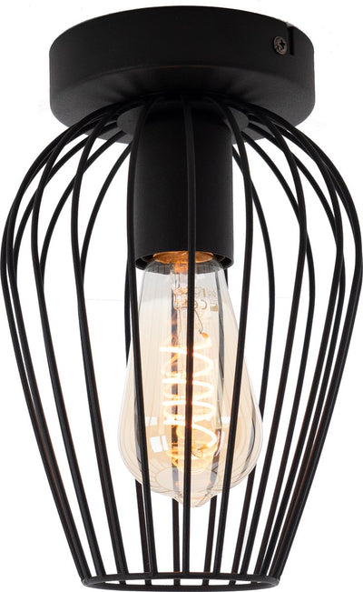 Plafonnier Eglo newtown - e27 - ø 16 cm - noir