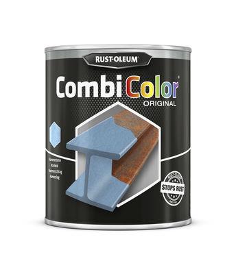 Peinture métallique combicolor Rust-oleum gris foncé martelé 0,75 l