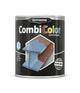 Peinture métallique combicolor Rust-oleum gris foncé martelé 0,75 l