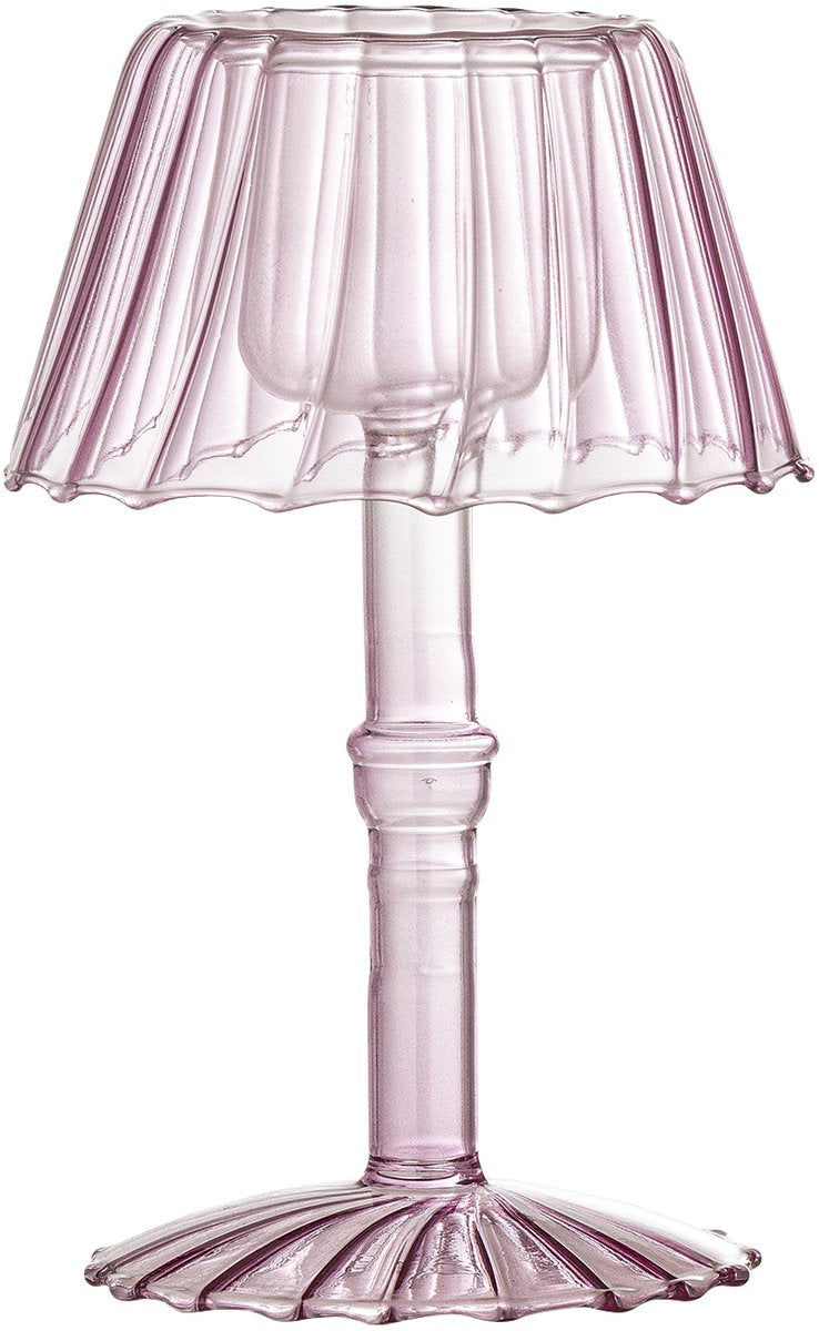 Votive Cisco Bloomingville - rosier - verre