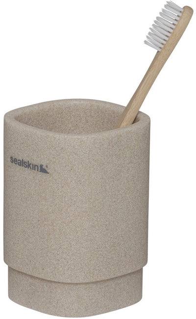Sealskin - yuna - gobelet à brosse à dents - autoportant - beige