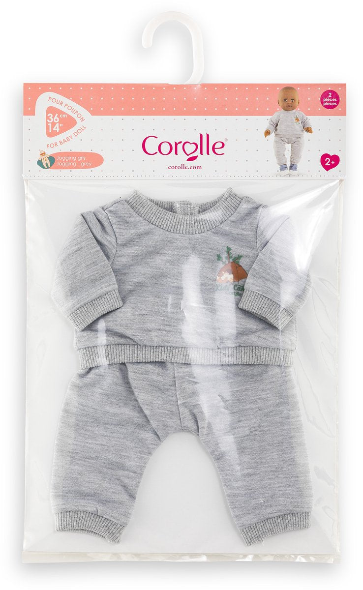 Survêtement jogging gris Corolle petit explorateur - 36cm