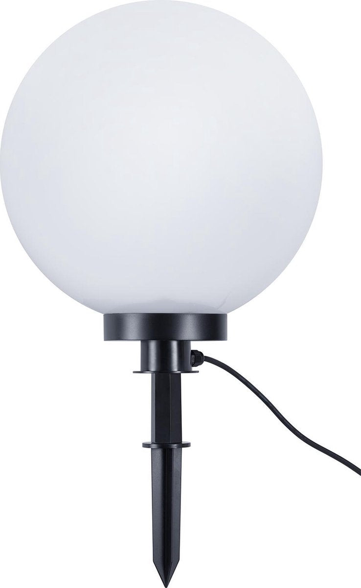 Rl live your light reality bolo - piquet de terre - noir - excl. 1x e27 23 w - éclairage extérieur - ip44