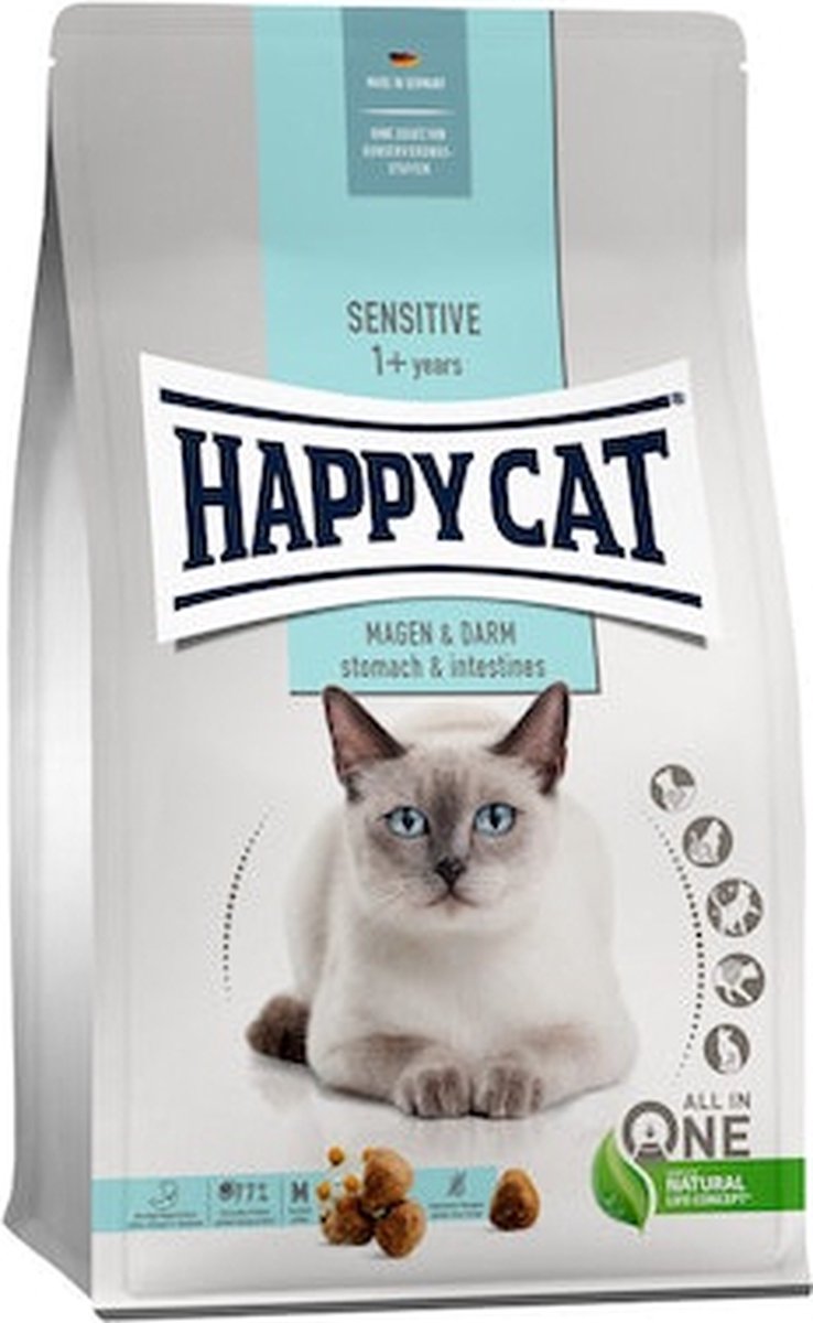 Nourriture pour chat Happy Cat Care estomac et intestins - 4 kg