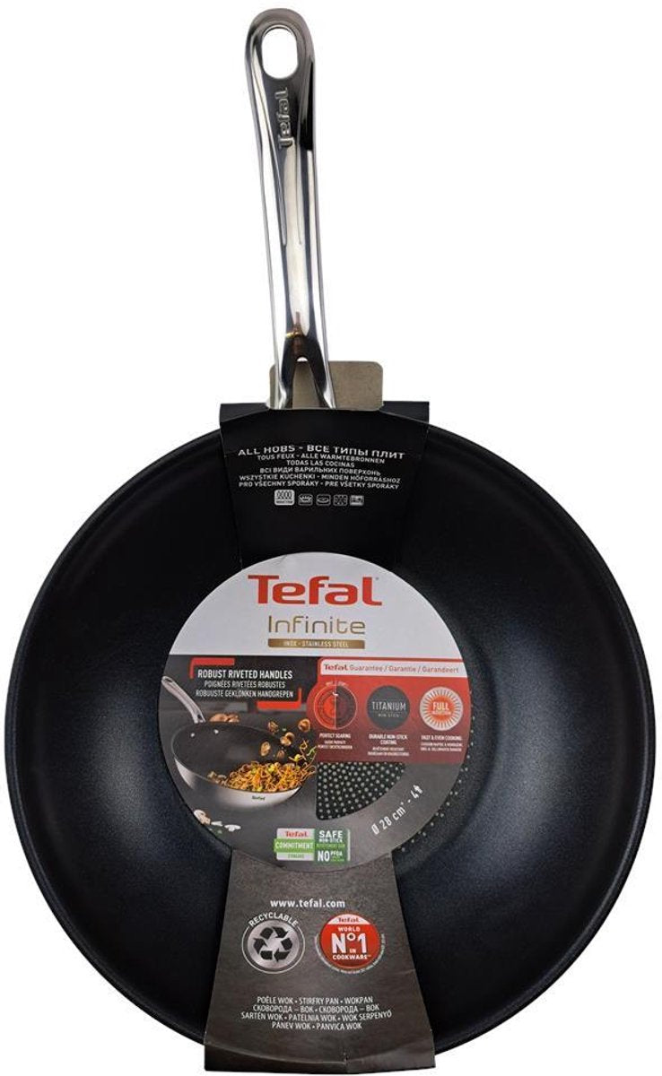 Poêle wok Tefal infinite ø28cm induction