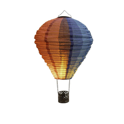 Anna's collection montgolfière solaire led effet flamme 29x58cm