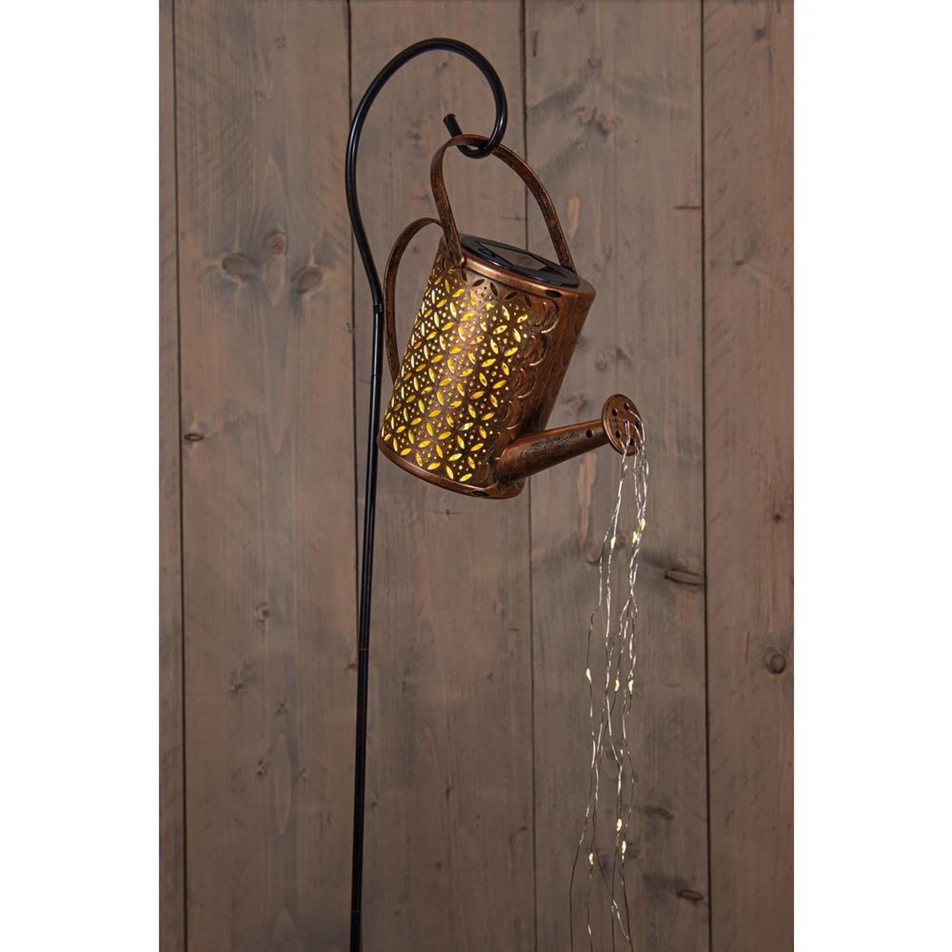 Anna's collection Arrosoir solaire LED sur prise 23,5x10x15cm