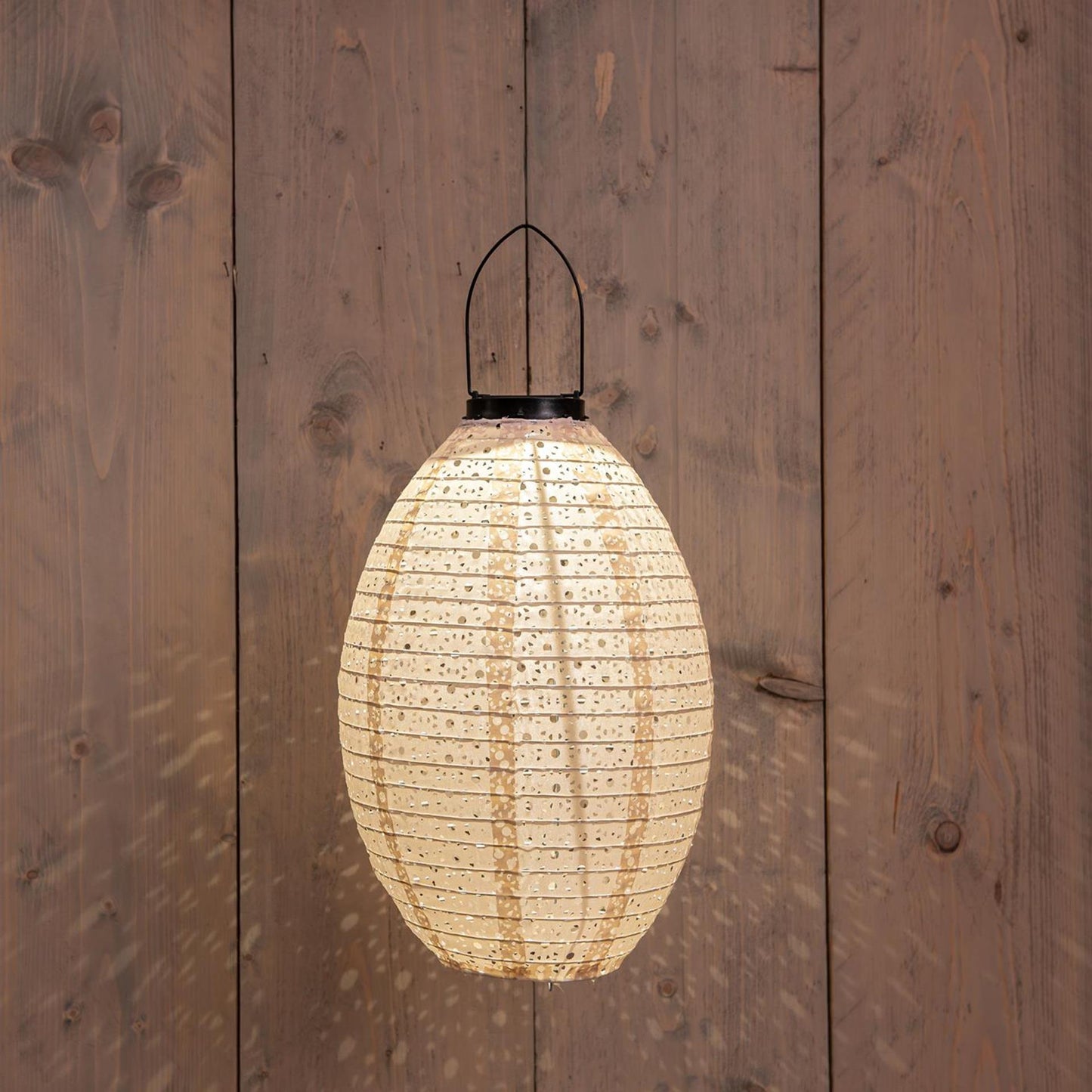 Anna's collection lanterne solaire marrakech sable 22x32cm