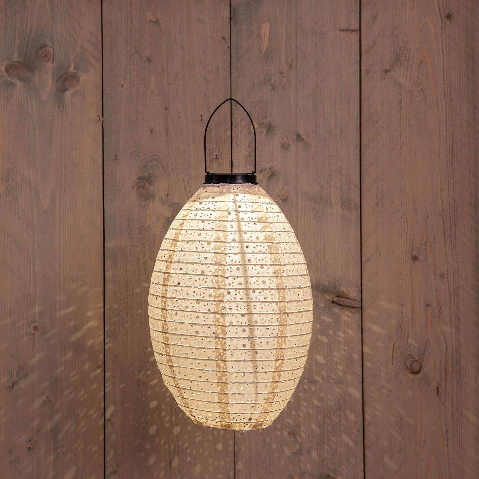Anna's collection lanterne solaire marrakech sable 22x32cm
