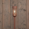 Anna's collection torche solaire led métal terra 7x48cm