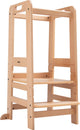 Hauck learn n explore - tour d'apprentissage - tremplin - bois de hêtre certifié FSC® mix - naturel