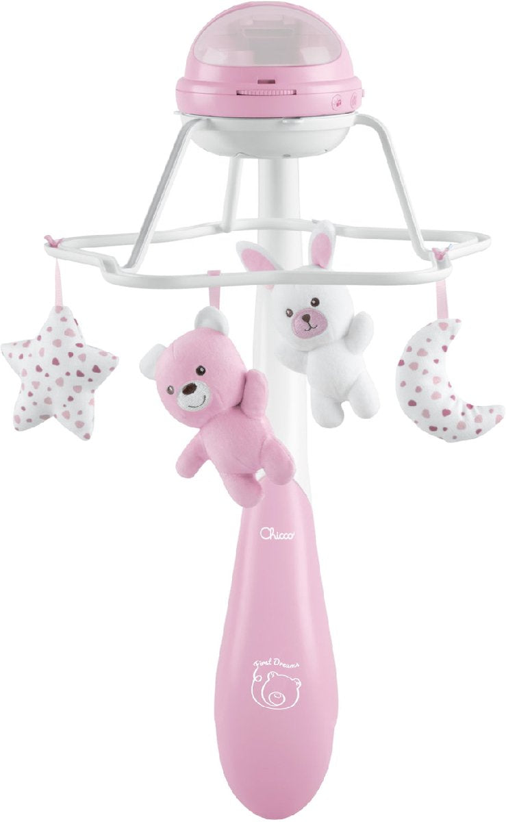 Chicco mobile musical 3-en-1 rose arc-en-ciel 11041100000