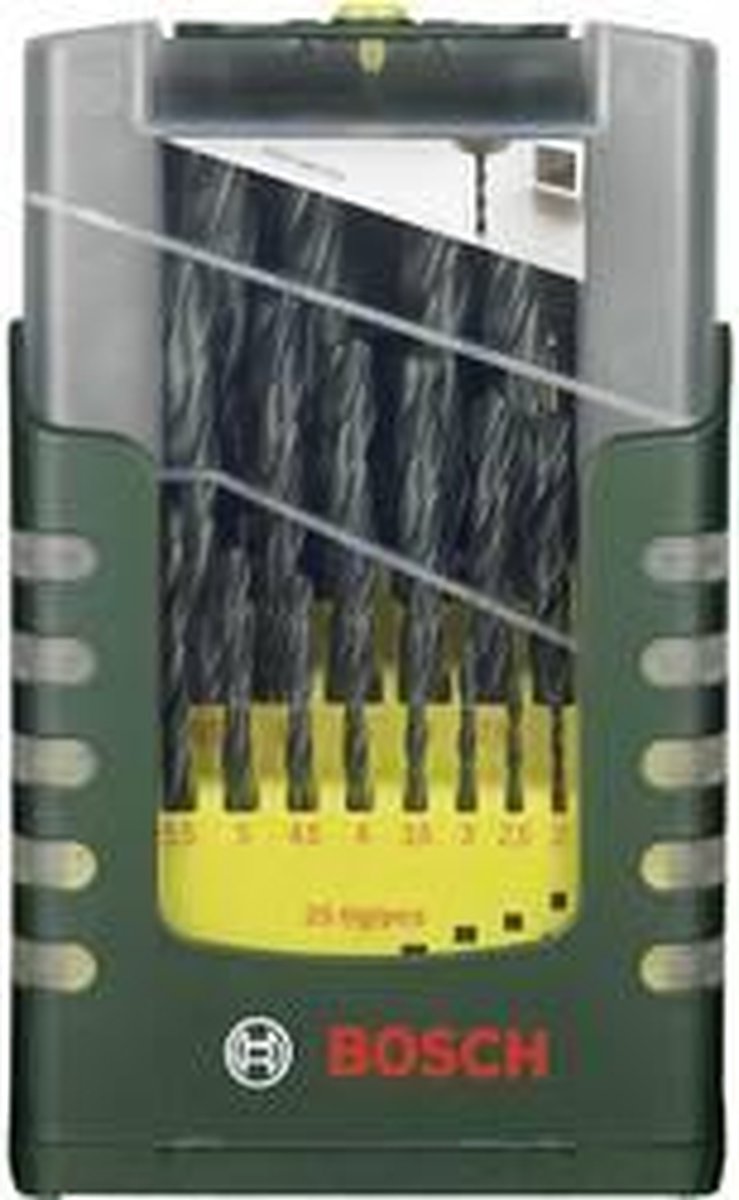 Bosch jeu de forets à métaux hss-r - 1-13 mm - 25 pièces