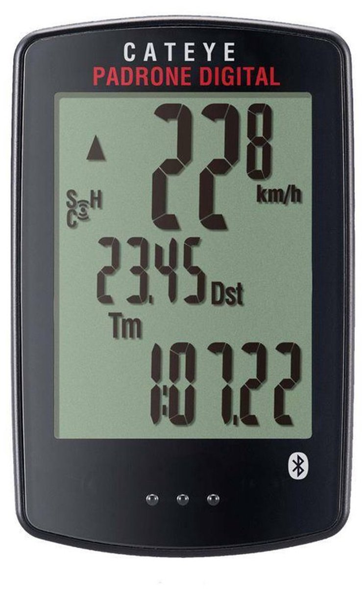 Cateye Padrone Digital CC-PA400B ordinateur de vélo - sans fil - noir