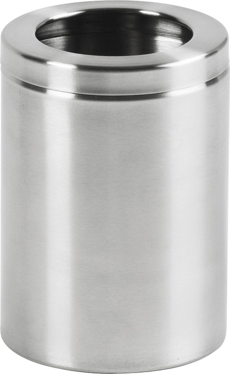 Poubelle de table en V - 2 l - inox mat