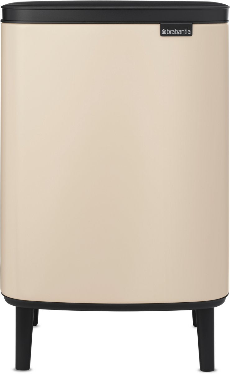 Brabantia bo hi poubelle - 12 litres - beige doux
