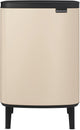 Brabantia bo hi poubelle - 12 litres - beige doux