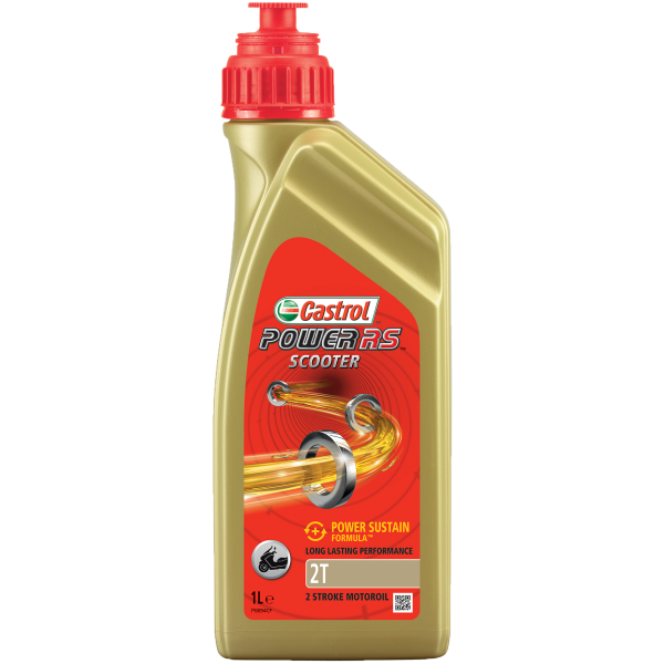 Castrol Oil Power RS ​​Scooter 2T Bottle de 1 litre