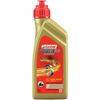 Castrol Oil Power RS ​​Scooter 2T Bottle de 1 litre