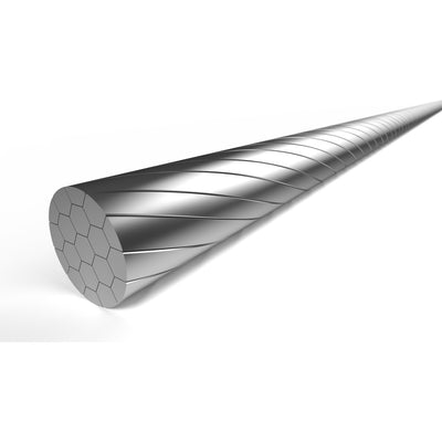 Elvedes Schakel Binnenkabel Slick en acier inoxydable 2250 mm Ø 1,1 mm 100 pièces