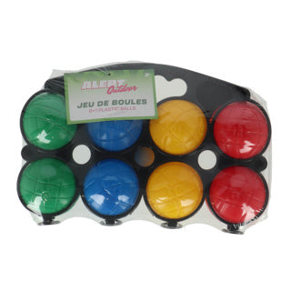 Alerte alerte Jeu de boules réglée avec 8 boules en plastique