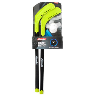 TOI-TOYS Adrenice Hockeyset avec 2 bâtons et balle