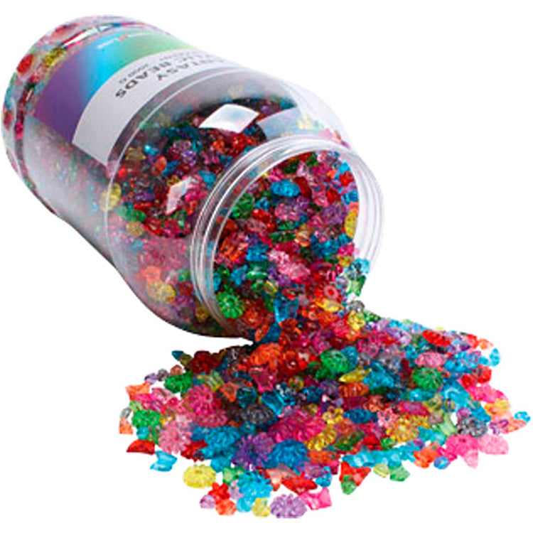 Seau Creativ company avec perles en plastique, différentes couleurs, 3000 gr 1 boîte