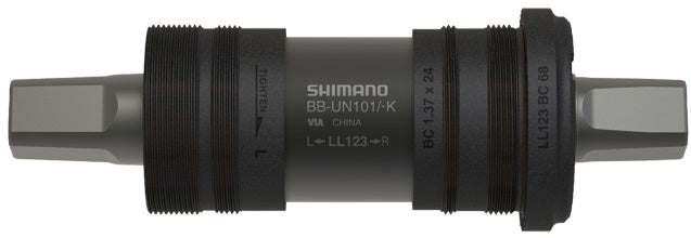 Shimano Square Bottom Bracket Tourney BB-UN101 68mm 122,5 mm (emballage d'atelier)