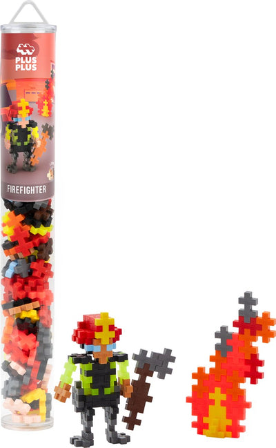 Plus plus tube pompiers plus-plus : 100 pièces (4294)