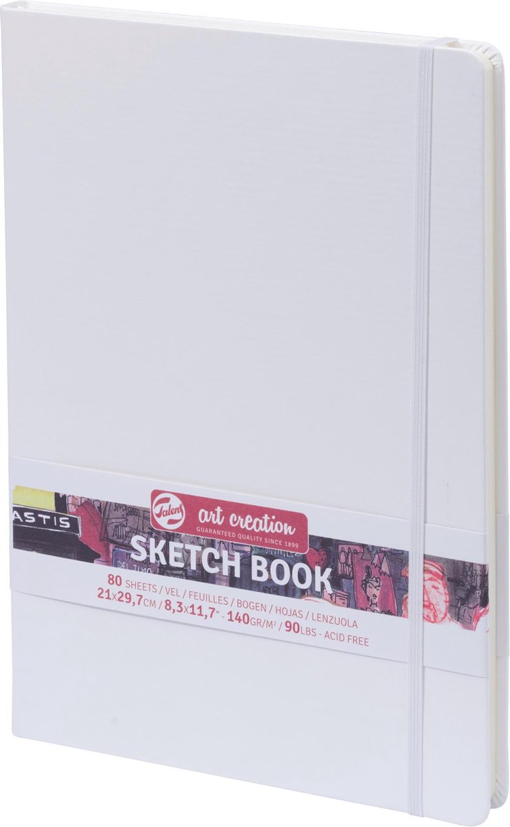 Talens art création carnet de croquis blanc 21 x 29,7 cm 140 g 80 feuilles