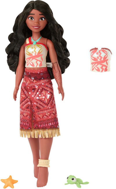 Mattel Disney Vaiana 2 Swimming Tautai Vaiana - Poupée-mannequin
