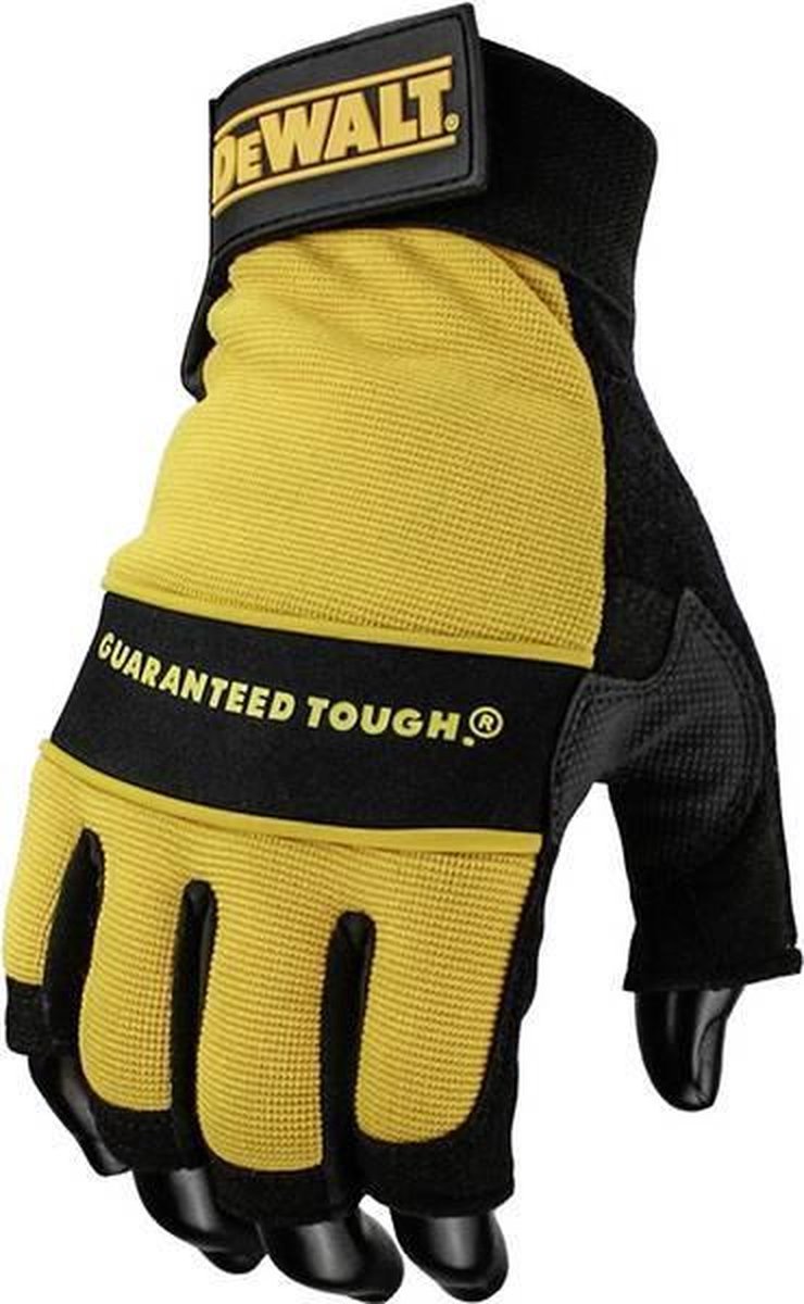 Gant de performance sans doigts Dewalt dpg23 | cuir synthétique - dpg23leu