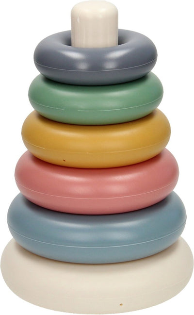 Cavallino Toys Stack Anneaux Couleurs pastel, 7dlg.
