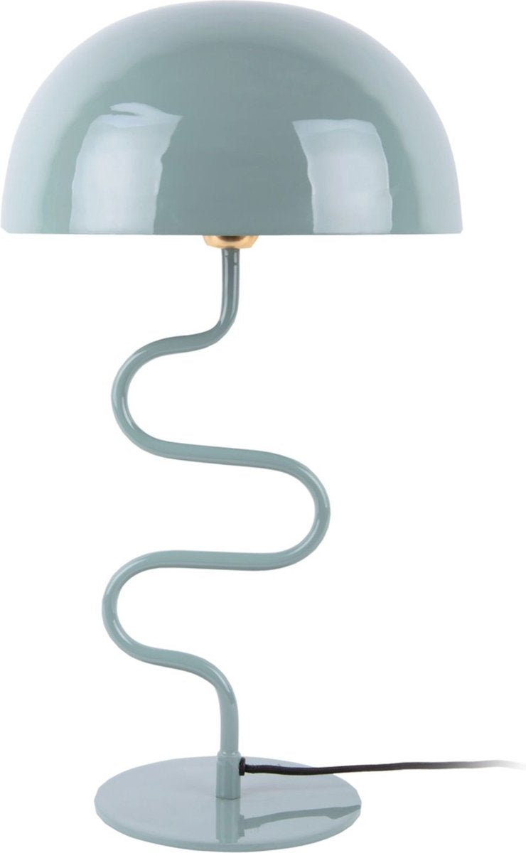 Lampe de table Leitmotiv twist - bleu - 31x31x54cm - moderne