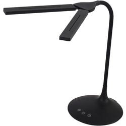 Lampe de bureau alba ledtwin n noir